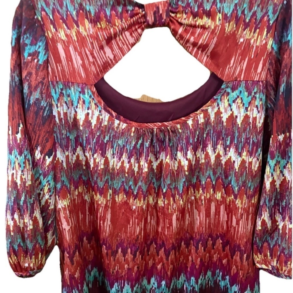 Lily Rose Multicolor Knit Dress,  New but no tags . - Picture 5 of 6